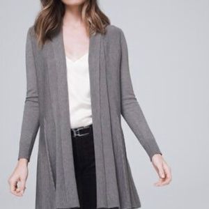 New White House Black Market Medium Cable Knit Cardigan Coverup
